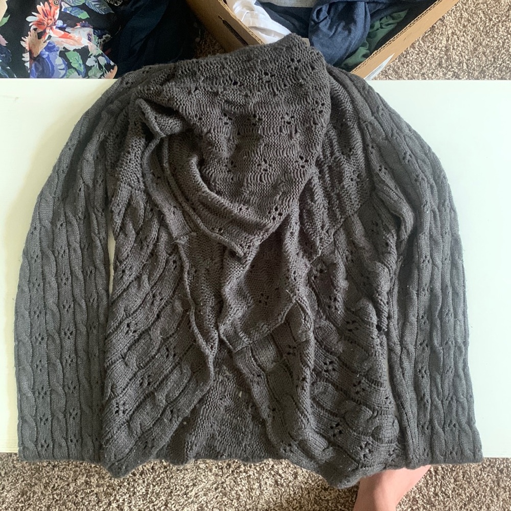 Cardigan with hood